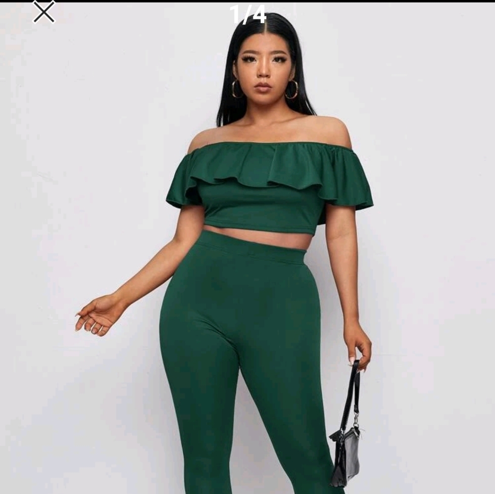 Crop Pants Set